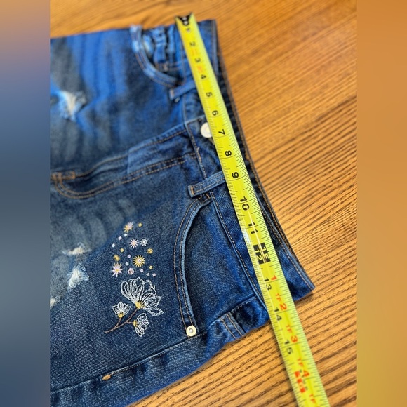 NOBO Blue Distressed Denim Shorts 7 - Picture 3 of 7